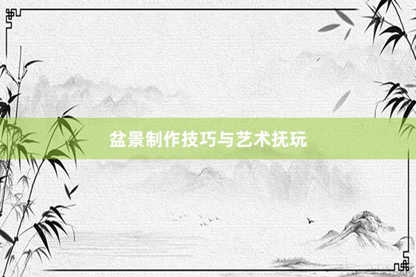 盆景制作技巧与艺术抚玩